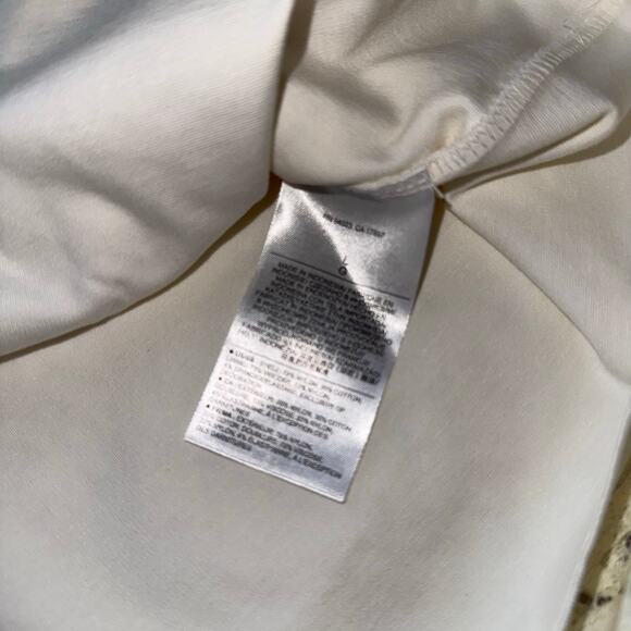 Banana Republic Lace Raglan Top Women’s L White Short Sleeve Blouse NWT - Picture 9 of 13